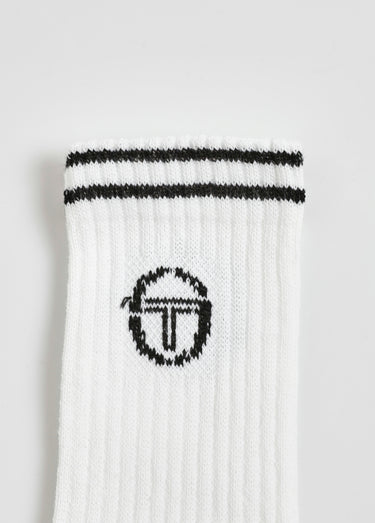 Chaussettes sport assorties avec coton Blanc