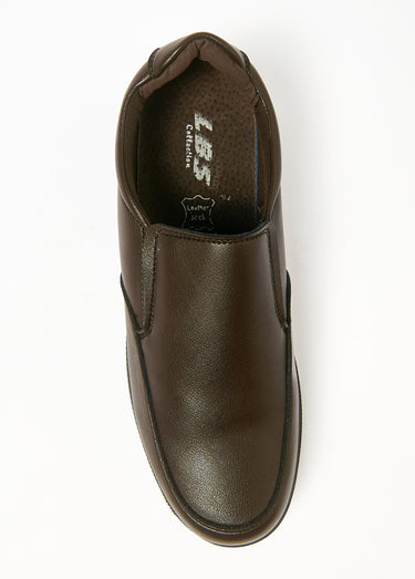 Derbys confort élastiques côtés Marron