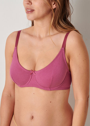 Soutien-gorge avec armatures coton extensible Bruyere