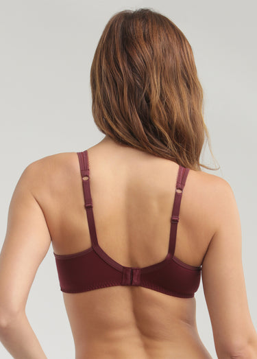 Soutien-gorge emboîtant dentelle, GENEROUS ESSENTIEL Carmin