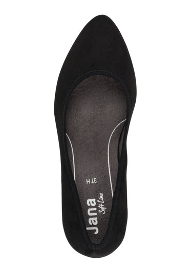 Escarpins chic bout pointu et talon haut Noir