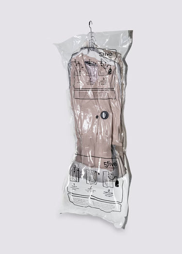 Sac compresseur gain de place forme housse Transparent