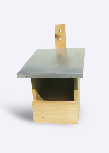 Nichoir en bois certifié FSC et métal Bois