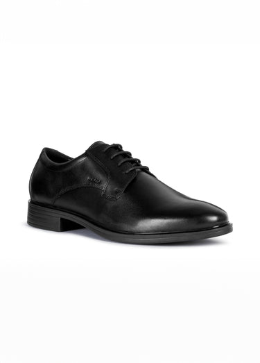 Derbys chic en cuir et à lacets Noir