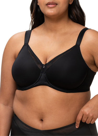 Soutien-gorge avec armatures minimiseur Noir