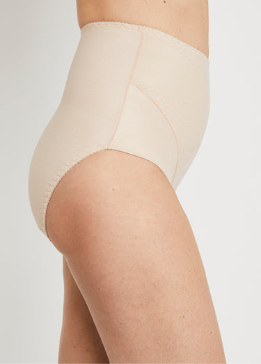 Culotte gainante taille haute Chair