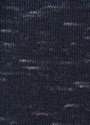Coupon tissu habillement jersey moucheté Imprime Marine