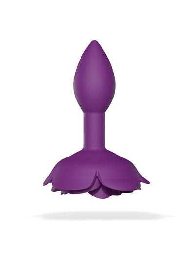 Sextoy silicone plug anal OPEN ROSES Violet