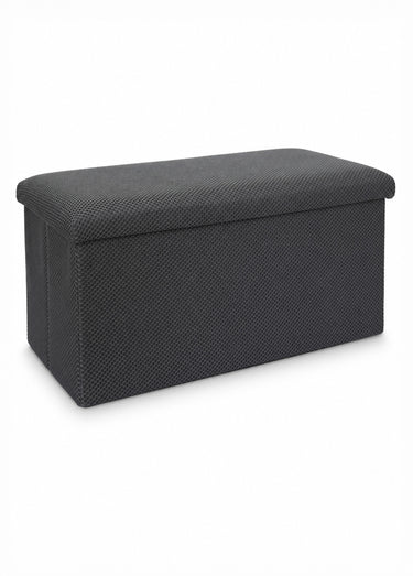 Banc coffre pliable design en mesh ATOME Gris