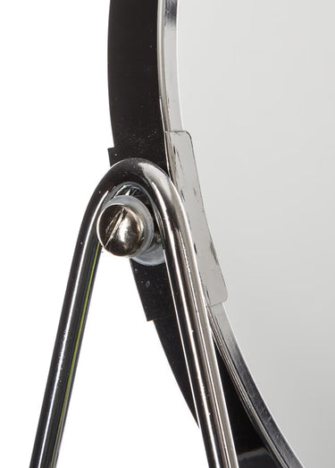 Miroir grossissant pied métal balançoire Argente
