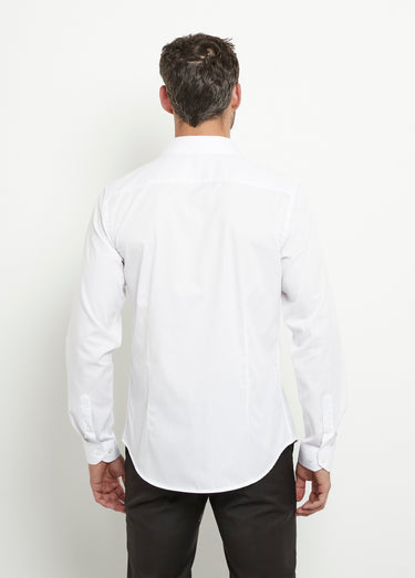 Chemise classique homme col standard Blanc
