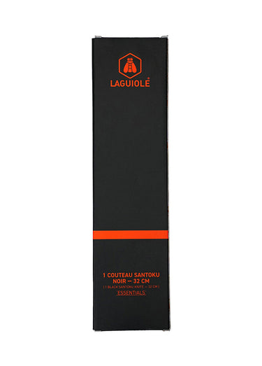 Couteau Santoku lame forgée, Essentials Noir