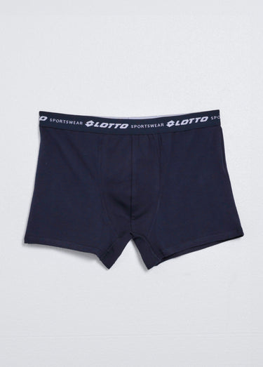Boxer coton avec ceinture logo Bleu