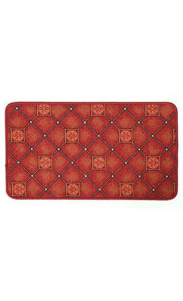 Tapis de cuisine imprimé, antidérapant Bordeaux