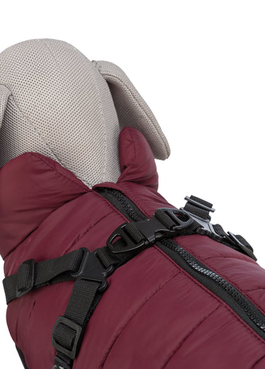 Manteau chaud avec harnais, pour chien Sangria