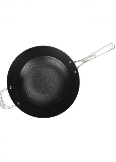 Wok tout feux Air Iron en fonte Noir