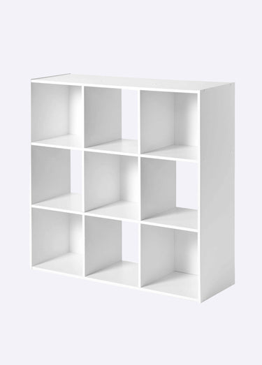 Etagère cube de rangement 9 cases 2B Blanc
