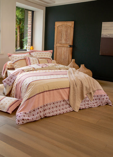 Drap-housse uni coton 57 fils/cm² Beige