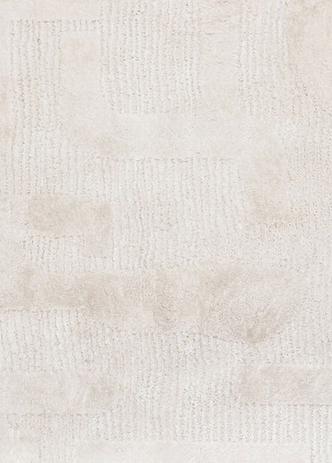 Tapis clair avec motifs striés 150x200cm Beige