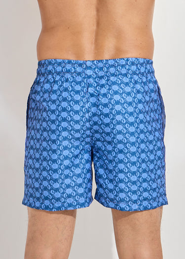 Short de bain imprimé fantaisie crabe Imprimé marine