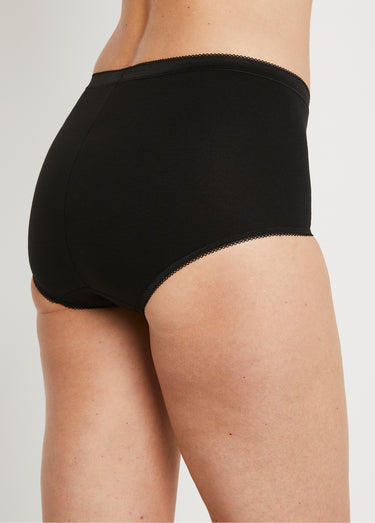 Culotte taille haute galbante Noir