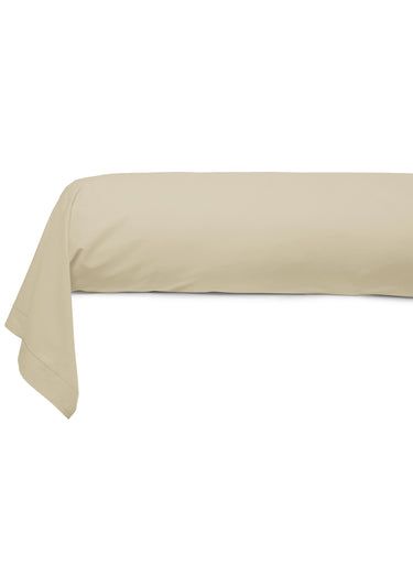 Taie pur coton uni RELAX Beige Lin