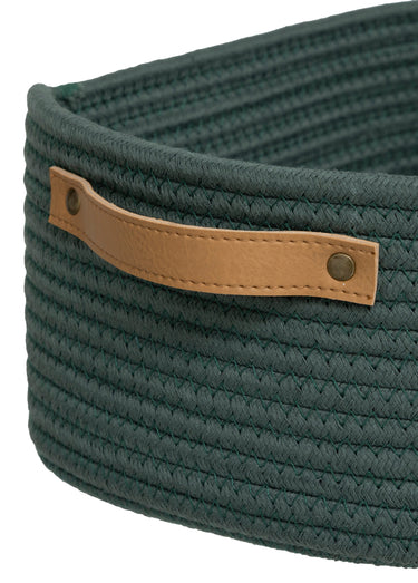 Set de 3 paniers tressés corde assortis Vert