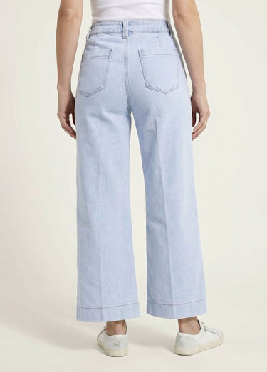 Jean large 5 poches, spécial PETITE Bleu Clair
