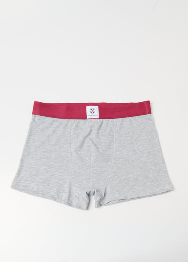 Lot de 3 Boxers ceinture contrastante Bordeaux - Lot de 3