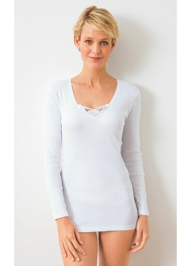 Chemise manches longues Laine mélangée