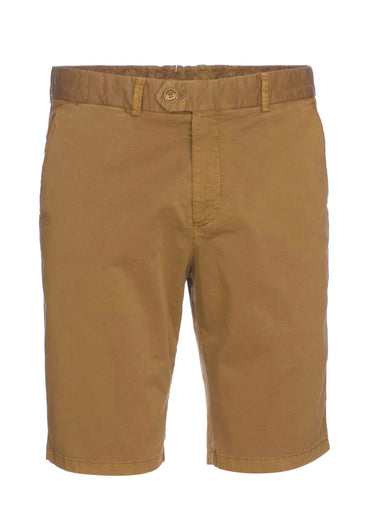 Bermuda chino en toile poches italiennes Brun