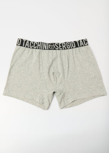 Boxer chiné taille élastiquée Gris Chine