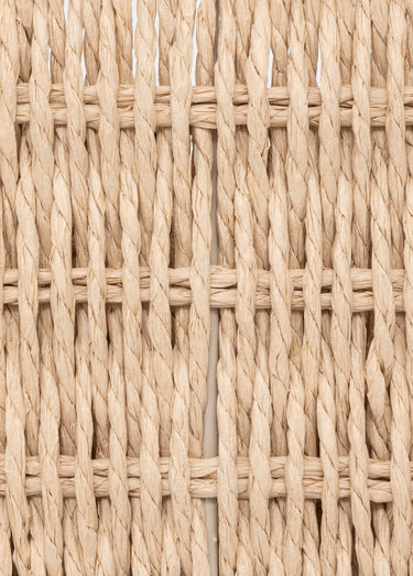 Organiseur de bureau en papier tressé Naturel