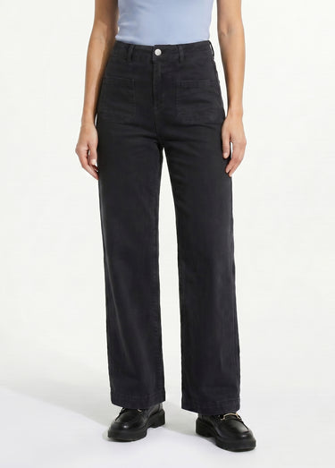 Jean large denim stretch Noir