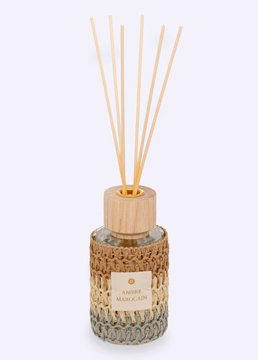 Diffuseur parfum Ambre, contenant tissé Multico