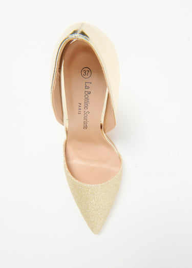 Escarpins chic pailletés Dore