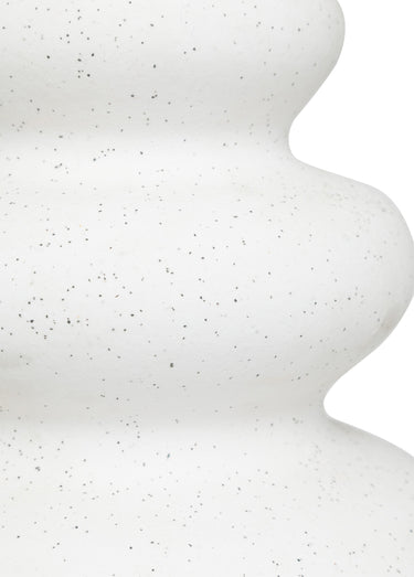 Vase tendance en céramique sablée OLME Blanc