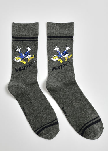 Chaussettes coton, Mickey and Friends Gris Fonce