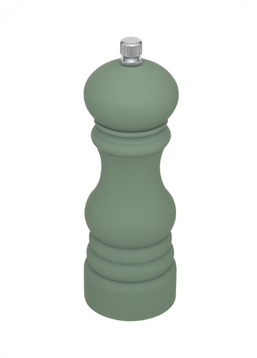 Set 2 moulins à épices fini mat soft touch Crème/Sauge
