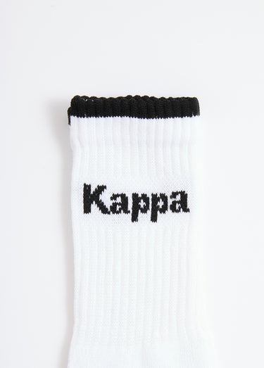 Chaussettes de sport côtelées, claires Blanc