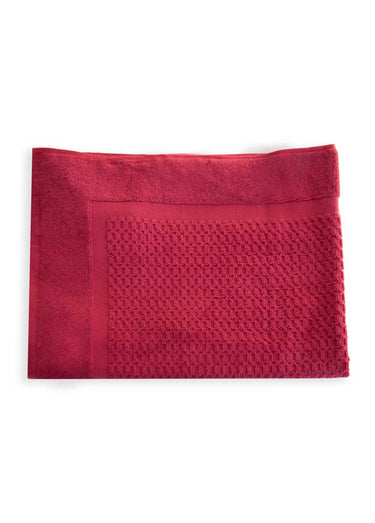 Tapis de bain en éponge pur coton Carmin