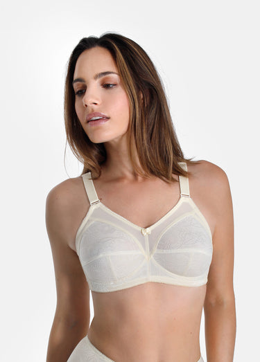 Soutien-gorge couvrant dentelle Ivoire