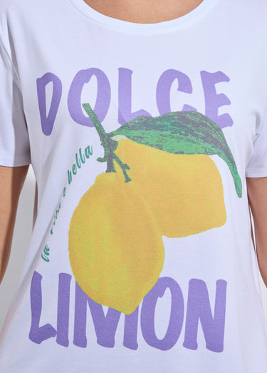 T-shirt à message manches courtes Blanc
