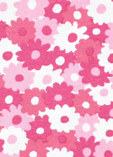 Coupon tissu déco Flower R2, 3x1,4m Fleurs Rose