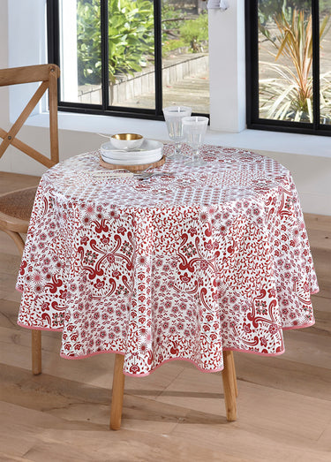 Nappe toile cirée imprimée Calitex Carreaux de ciment