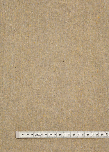 Coupon de tissu en coton moucheté, Milo Beige