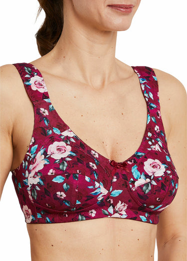 Soutien-gorge coton imprimé sans armatures Imprime