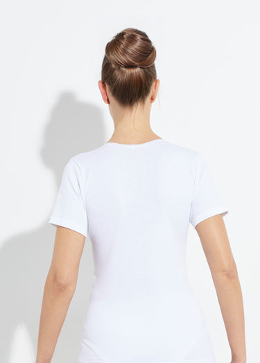 Maillot de corps manches courtes Coton blanc