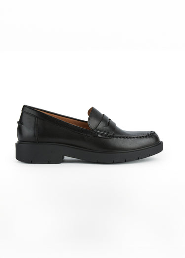 Mocassins cuir semelle épaisse Noir