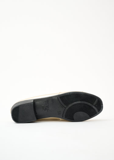 Sandales bout ouvert cuir Dore